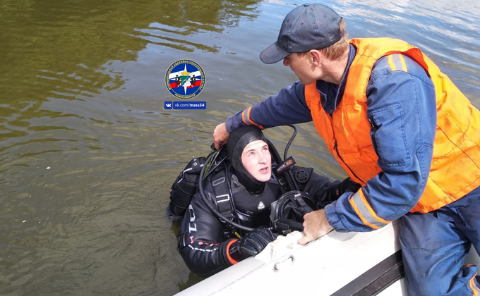 Третьи сутки ищут пропавшего ребенка на реке Иня спасатели