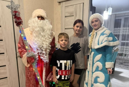 Ветераны Ассоциации СВО Бердска поздравили с Новым годом детей своих братишек