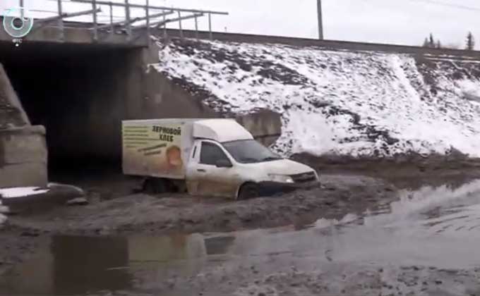 Паводок отрезал от мира поселок Красномайский под Новосибирском