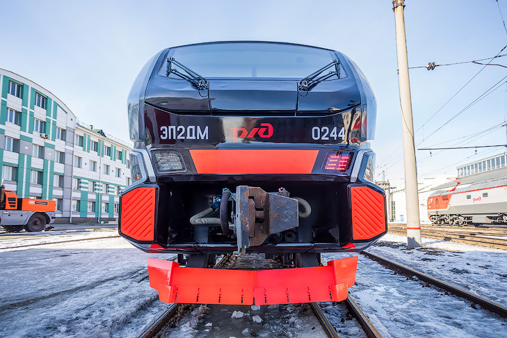 Новая электричка ЭП2ДМ начала курсировать в Новосибирской области