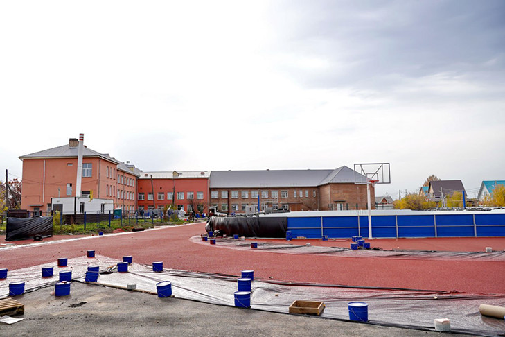 Новый физкультурный комплекс возводят в селе Толмачёво при поддержке «Единой России»