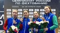 Новосибирские фехтовальщики завоевали четыре медали на чемпионате России