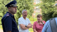 В СК осмотрели повреждённую крышу дома в Новосибирске