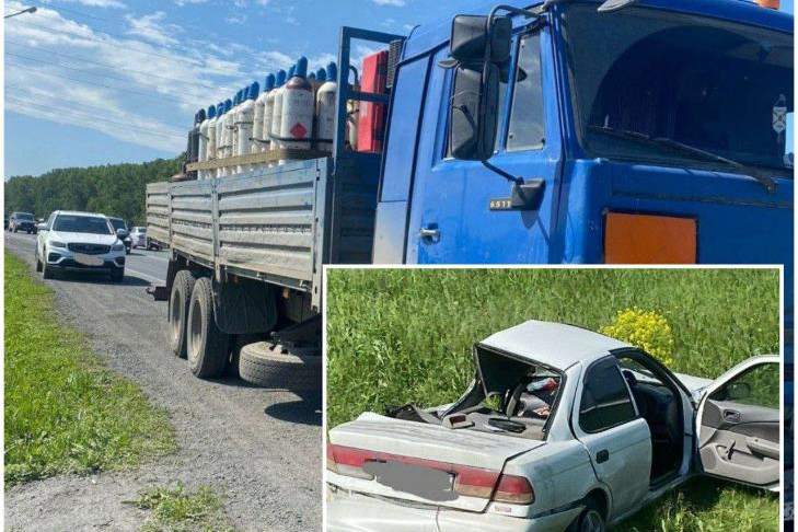 Девушка-пассажир погибла после ДТП с КамАЗом под Новосибирском