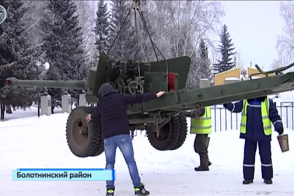 Противотанковую пушку БС-3 установят в Болотном