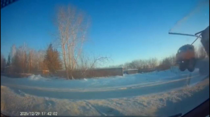 Появилось видео того, как грузовик повредил газопровод в Бердске