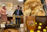 Раненым бойцам в госпиталь из Бердска увезли блины, пироги и соления