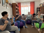 Гимнастика и лекция о пользе упражнений прошли для пожилых в КЦСОН