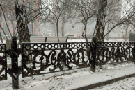 Накануне выходных на Новосибирск обрушился снежный заряд