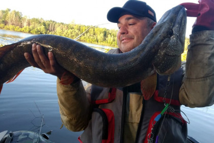 Рыбак из Новосибирска заплакал, отпустив 15-килограммовую щуку