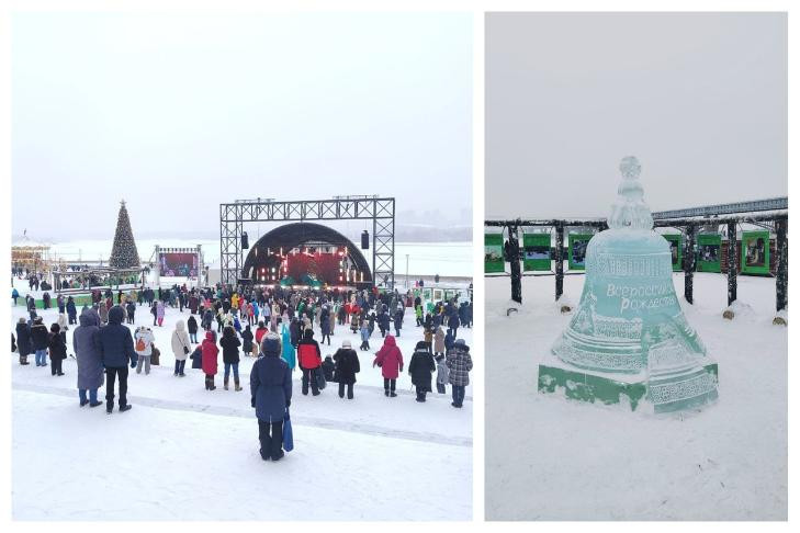 Фестиваль колокольных звонов состоялся в Новосибирске на Рождество 7 января