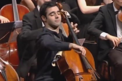Пабло Феррандес  солировал на виолончели Страдивари в зале Каца