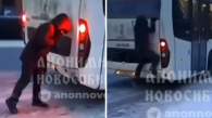 В Новосибирске малолетний зацепер прокатился на автобусе