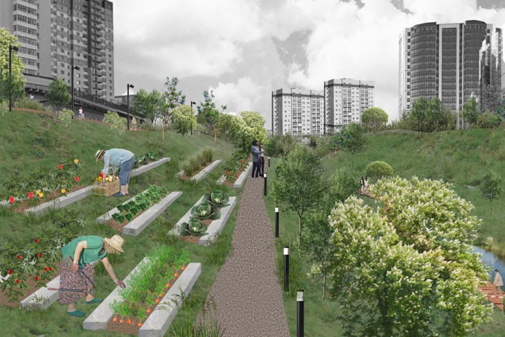 Сад-огород хотят разбить новосибирцы в парке на берегах Ельцовки