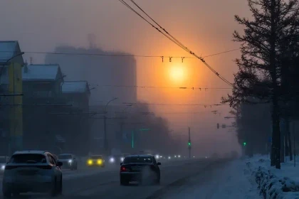 Над Новосибирском и Искитимом установился режим «черного неба»