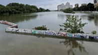 Река Кубань в Краснодаре вышла из берегов