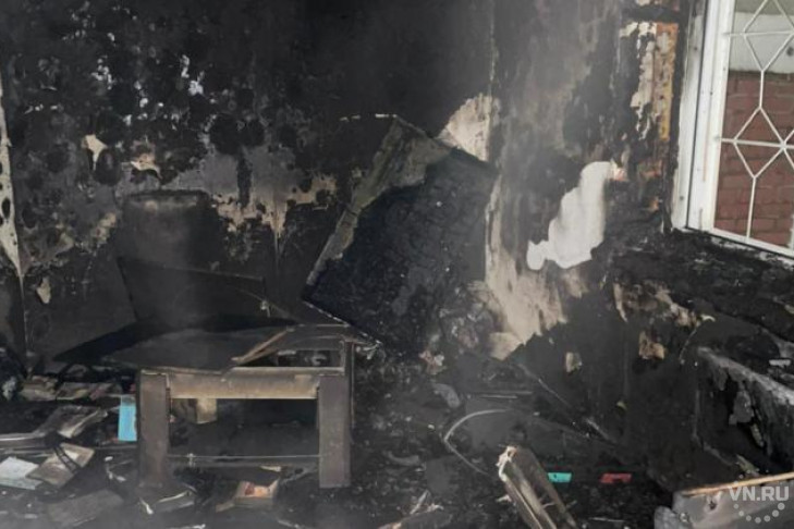 Хозяин квартиры погиб при пожаре в Ленинском районе Новосибирска