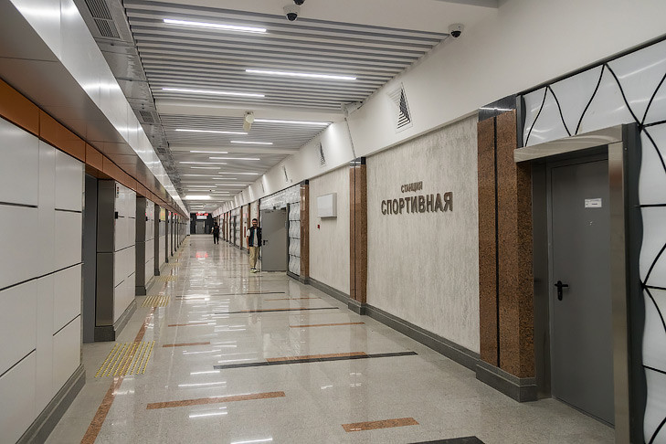 Станцию метро «Спортивная» впервые протестировали в Новосибирске