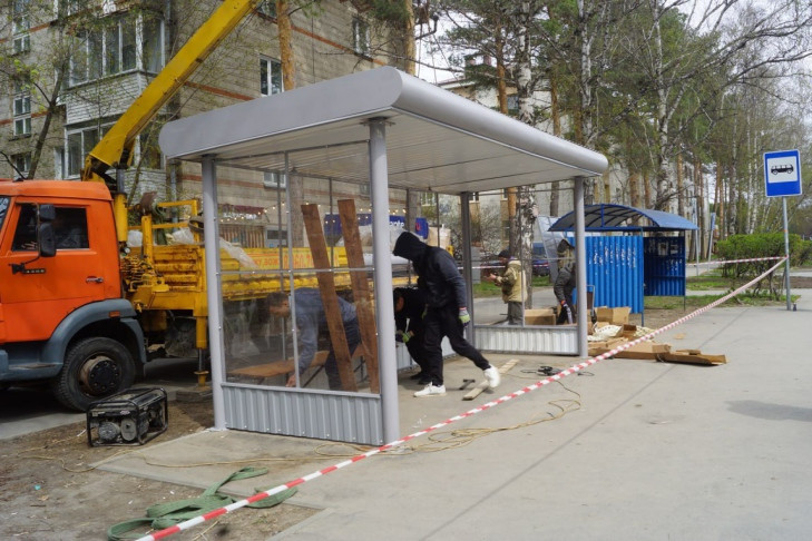 Павильоны типа «Г» и «Б» установят на улицах Новосибирска