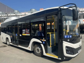 На маршруте № 227 в Обь запустили новые просторные автобусы СИМАЗ
