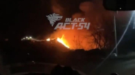 Гусинобродский полигон в Новосибирске загорелся во второй раз