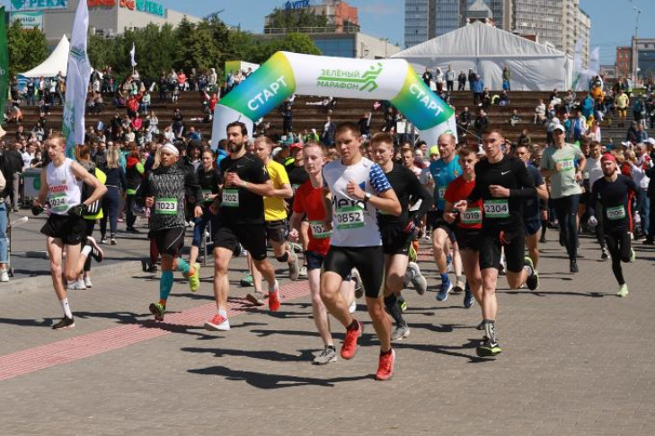 «Зеленый марафон» пробежали более 3000 новосибирцев