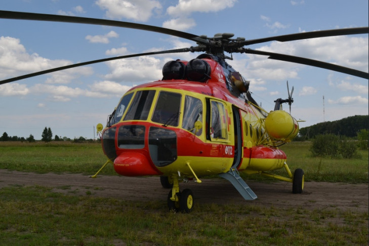 Второй санитарный вертолет стали использовать в Новосибирской области
