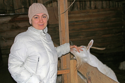 Бывший бухгалтер из Новосибирска открыла ферму в деревне
