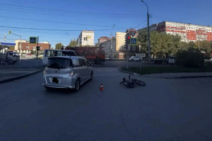 Новосибирец на «Хонде» сбил 12-летнего велосипедиста во дворе