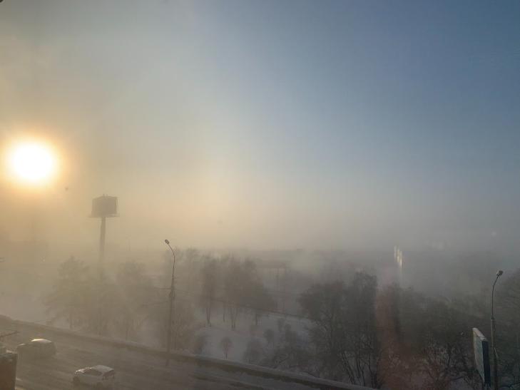 Самолеты не могут приземлиться из-за тумана в Новосибирске