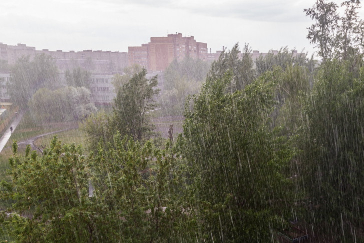 Ливни, грозы и град в Новосибирской области: штормовое предупреждение от МЧС