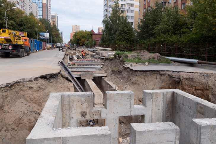 СГК завершает строительство тепломагистрали по улице семьи Шамшиных в Новосибирске