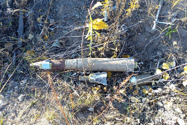 Артиллерийский снаряд нашла на своем участке жительница Новосибирска