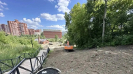 В новосибирском парке «Каменка» построили ливнёвку
