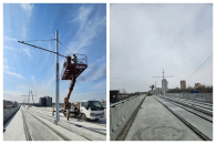 Движение трамваев на эстакаде четвертого моста в Новосибирске обещают открыть 27 апреля