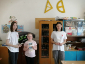 Крещенские школьники с заботой о природе