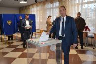 Глава района Дмитрий Шиберт обратился к жителям с благодарностью за участие в выборах