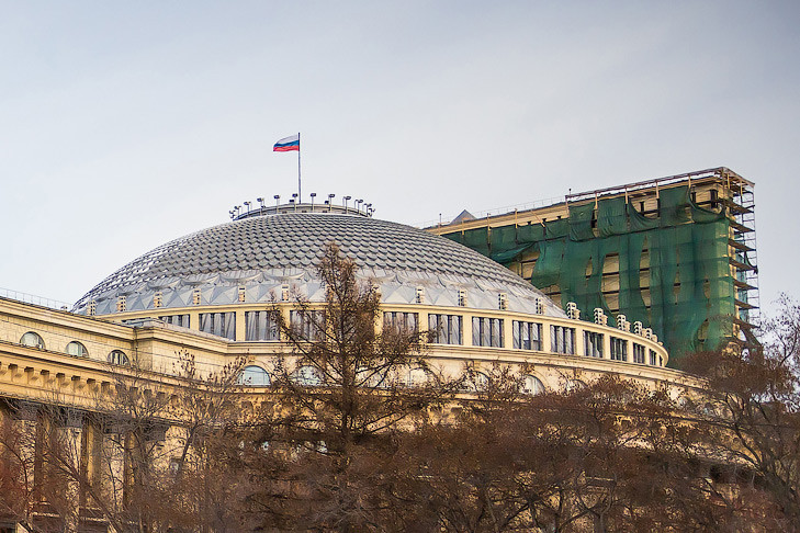 В НОВАТе назвали срок возвращения чешуи на 90-летний купол театра в Новосибирске