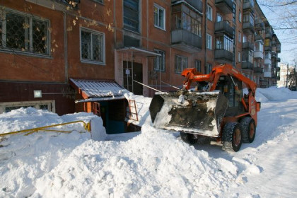 Снег в районах Новосибирской области: у кого больше
