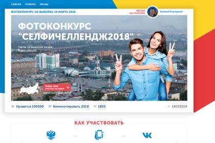 Селфи на выборах 2018 в Новосибирске – подробности