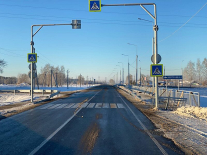 В Новосибирской области реконструировали дорогу между двумя райцентрами по нацпроекту БКД раньше на один год