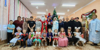 Кргулоозерские малыши весело встретили Новый год