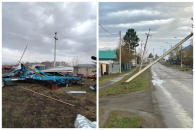 От урагана пострадали три района Новосибирской области