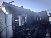 Крупный пожар произошёл ночью в Куйбышеве