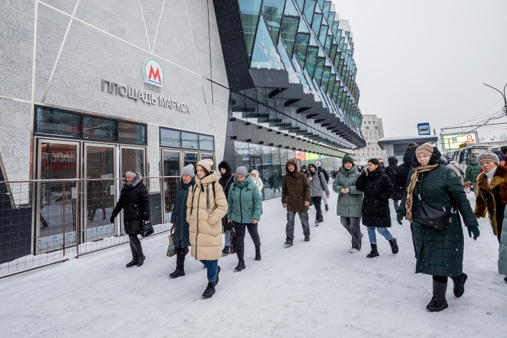 Новый подземный переход в метро на площади Маркса начали строить в Новосибирске