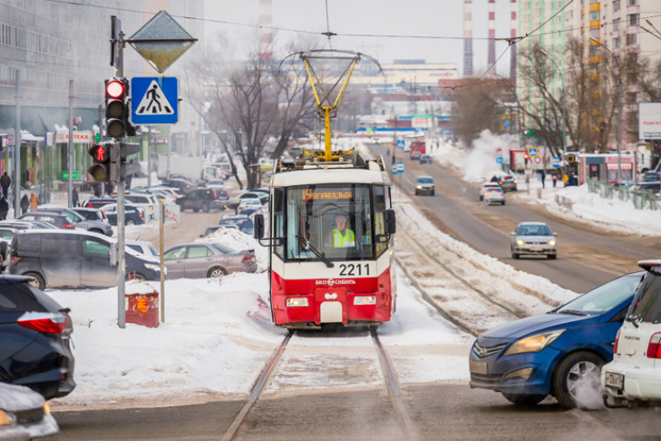 Трамвайные пути в Новосибирске поднимут над проезжей частью автодорог