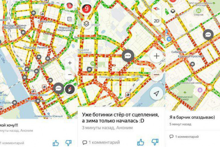 «Тупорезов» обвинили в пятничных пробках автомобилисты Новосибирска