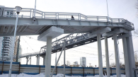 В Новосибирске открыли пешеходный мост через Транссибирскую магистраль