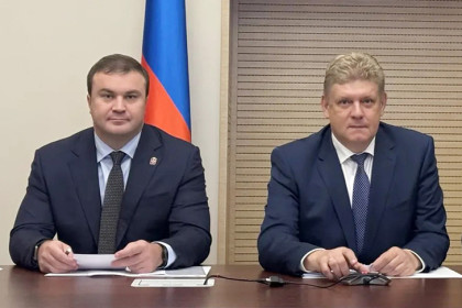 Состоялась рабочая встреча Анатолия Серышева и Виталия Хоценко