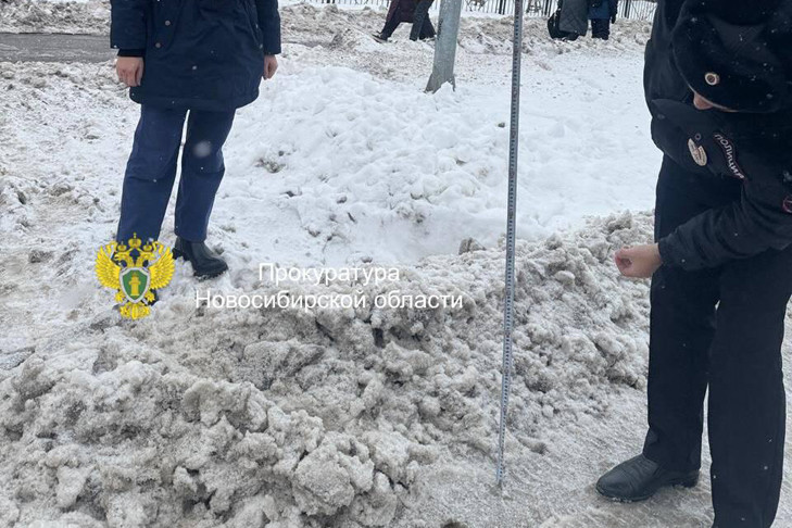 Толщина 5 см: прокуратура назвала число дорог со снегом и льдом в Новосибирске